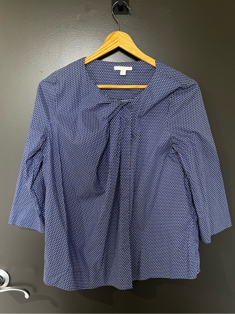 COS Navy Button-Up - Picture 2 of 5